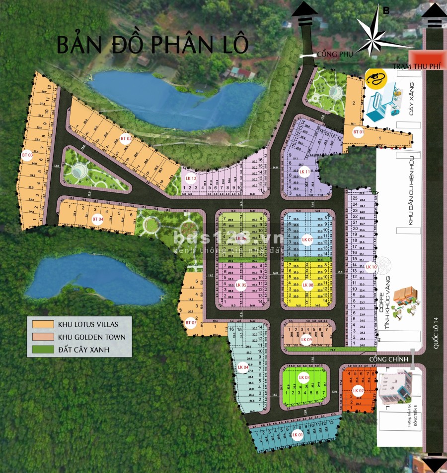 Đất nền dự án có sổ đỏ từng lô, ko ép xây Bình Phước pháp lý chính chủ giá tốt