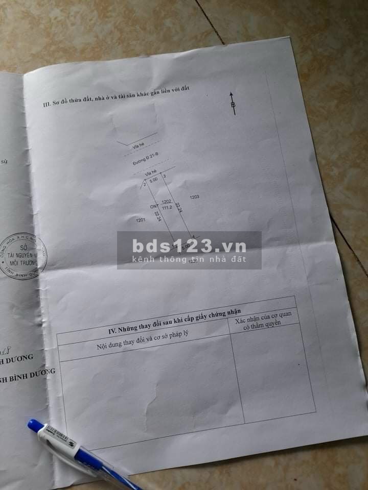 Bán dãy trọ Bến Cát, BD 1ty8 Tl. Cho Thuê 1kiot + 3 phòng trọ dt khoảng 6tr/tháng. Lh 0931172786