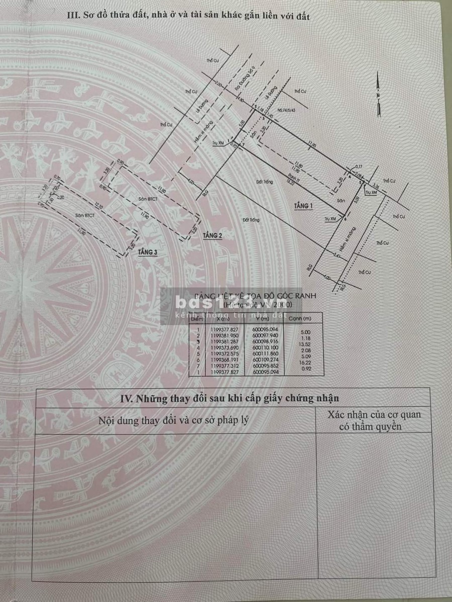 Bán đất tặng nhà 1 trệt 2 lầu, xây dựng có hoàn công đầy đủ liên hệ 0902451169