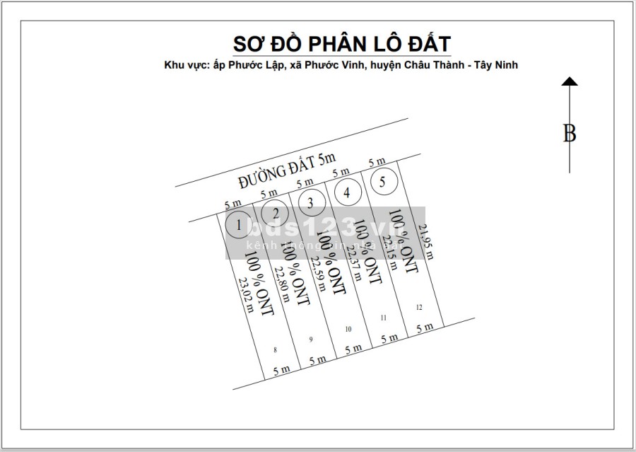 Đất nền Châu Thành Tây Ninh giá f0 chưa qua đầu tư bao sang tên công chứng