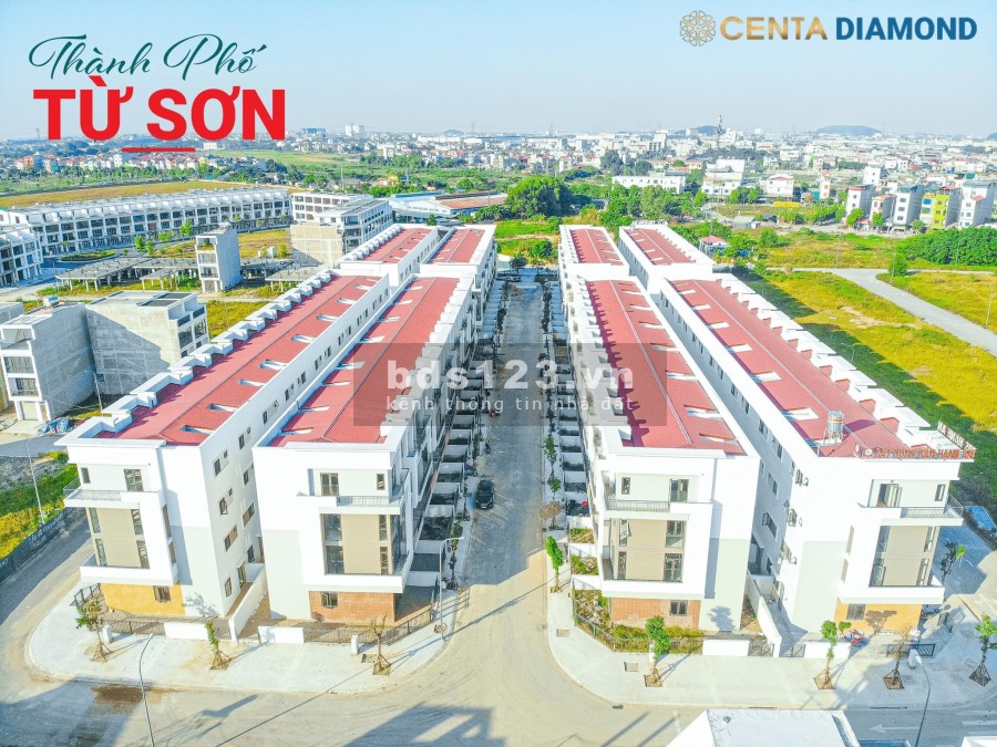 Bán liền kề, shophouse 75m2, 100m2, KĐT Centa Vsip Từ Sơn Bắc Ninh, Giá từ 4,5 tỷ, LH: 0819866636