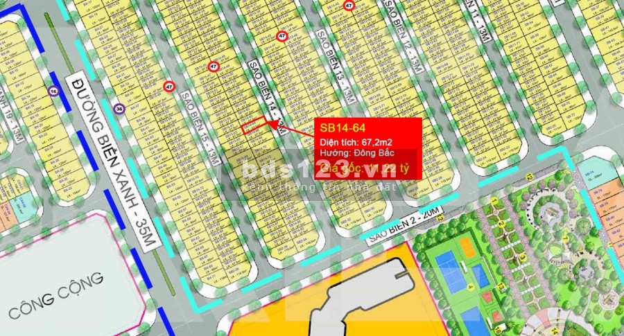 Thanh lí thu hồi vốn vài căn mới mua đợt 1 phân khu San Hô, Sao Biển, Cọ Xanh, Đảo Dừa