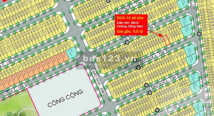 Thanh lí thu hồi vốn vài căn mới mua đợt 1 phân khu San Hô, Sao Biển, Cọ Xanh, Đảo Dừa