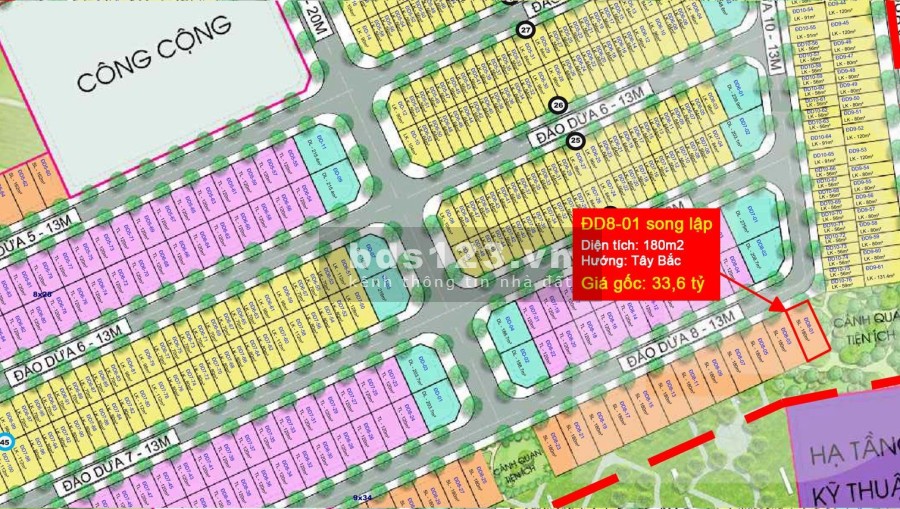 Thanh lí thu hồi vốn vài căn mới mua đợt 1 phân khu San Hô, Sao Biển, Cọ Xanh, Đảo Dừa