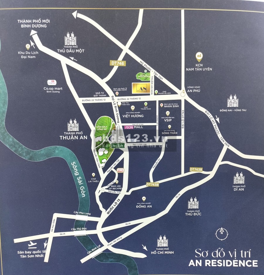 Khu dân cư thương mại chuyên gia vsip an residence hỗ trợ vay, lh 0877377987