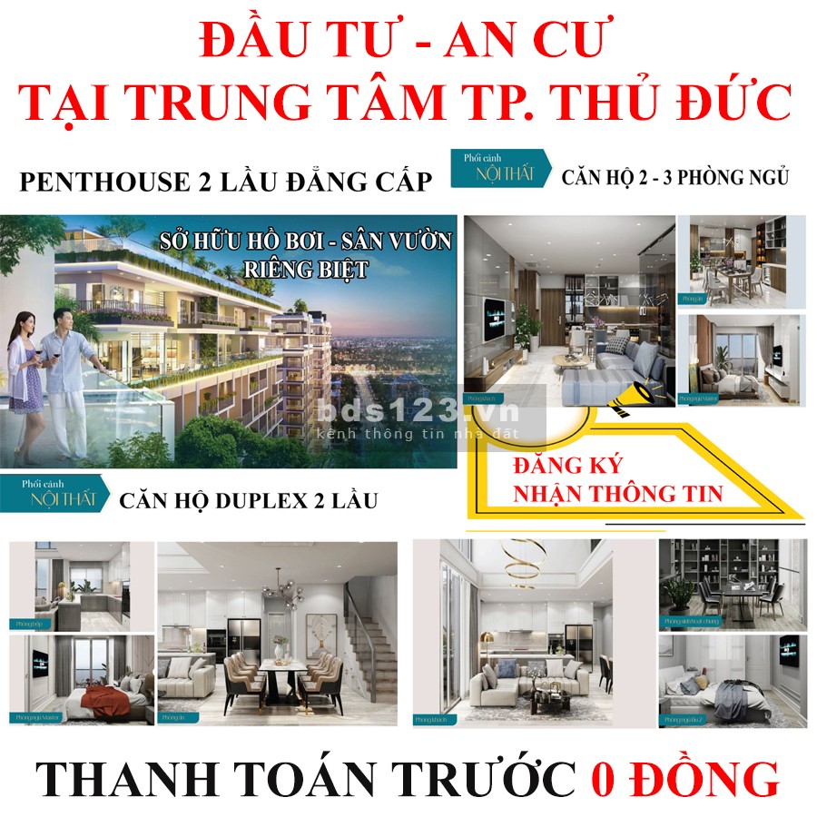 Chỉ 650 Triệu, sở hữu căn hộ 2 phòng ngủ tại Tp. Thủ Đức giá tốt đầu tư sinh lời cao