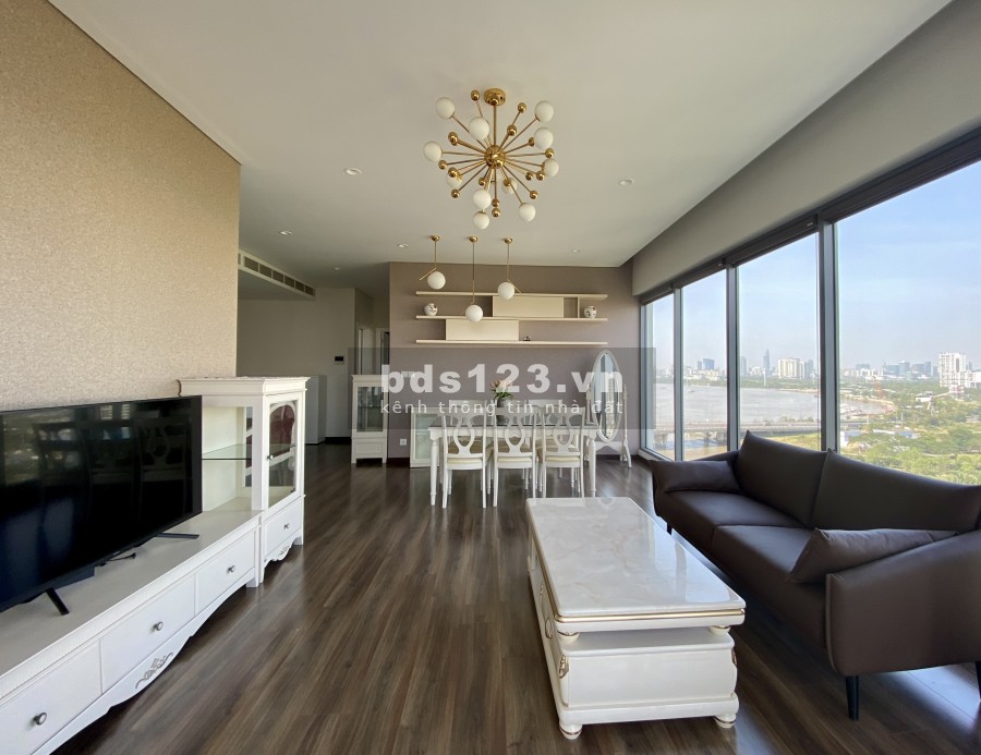 Bán căn 3PN Đảo Kim Cương diện tích 118m2. View sông Sài Gòn, Landmark 81 và Bitexco Q1, giá 12.8 tỷ