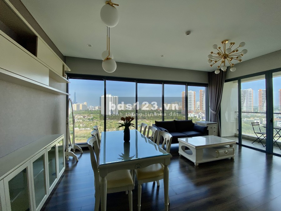 Bán căn 3PN Đảo Kim Cương diện tích 118m2. View sông Sài Gòn, Landmark 81 và Bitexco Q1, giá 12.8 tỷ