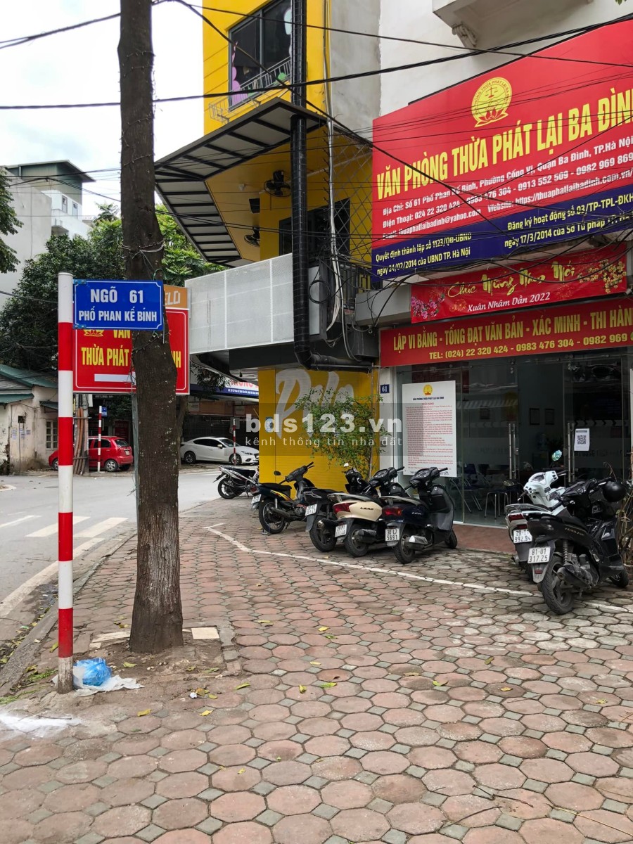 Bán nhà C4 phố Phan Kế Bính diện tích 55m2 giá bán chỉ 6,4 tỷ liên hệ 0912442669