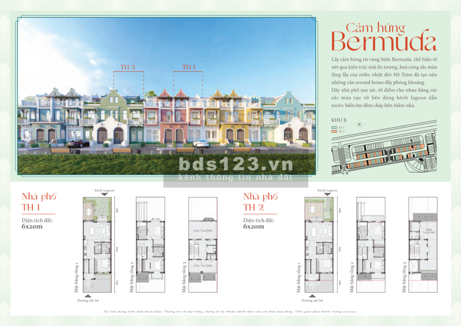 Bán nhà phố Ocean Lagoon 6x20 tại dự án Long Island (Phân kỳ thứ 6 của NovaWorld Hồ Tràm)