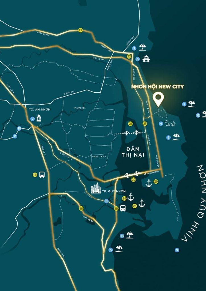 Dự án Nhơn Hội New City do tập đoàn Danh Khôi phát triển, pháp lý đầy đủ, giá tốt đầu tư