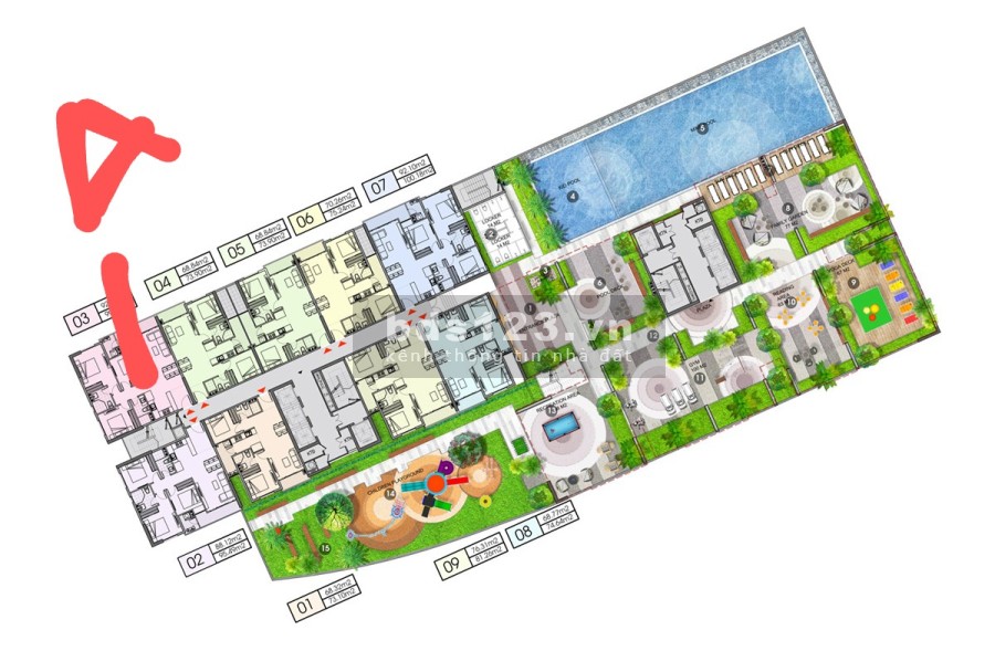 Bán nhanh căn hộ Opal Boulevard nhà còn rất mới, nội thất bàn giao cơ bản, giá tốt