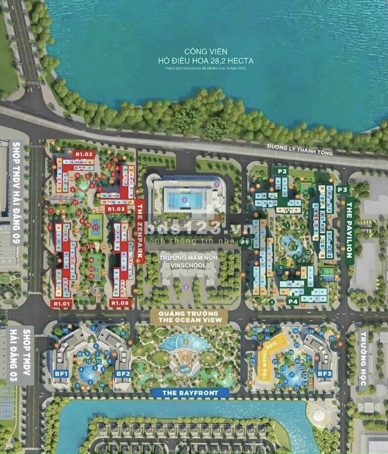 Quá hot chiết khấu tới 18.5% căn 1pn+1 Zenpark view trực diện hồ 29ha, lh 0936069841