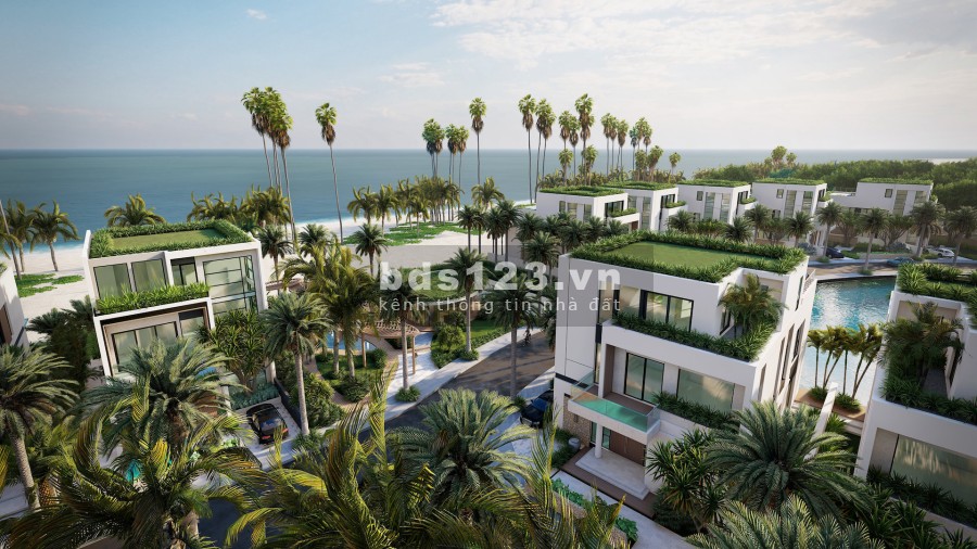 Bán biệt thự villa xác biển Charm Hồ Tràm,Full NT 5 sao,cam kết LN 6.5%,sở hữu bãi biển riêng 4km