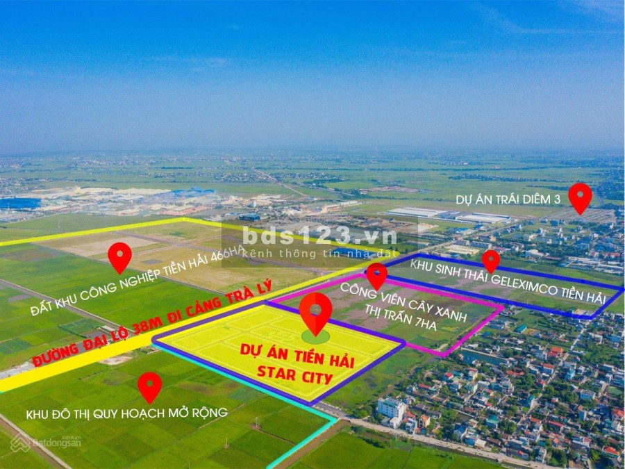 Chính chủ bán lô đất 100m2 ngay trung tâm thị trấn Tiền Hải - Thái Bình lh 0919824145