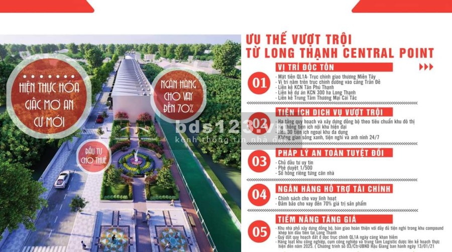 Bán nhà liền kề khu dân cư Long Thạnh liên hệ 0706930463, giá đầu tư sinh lời cao