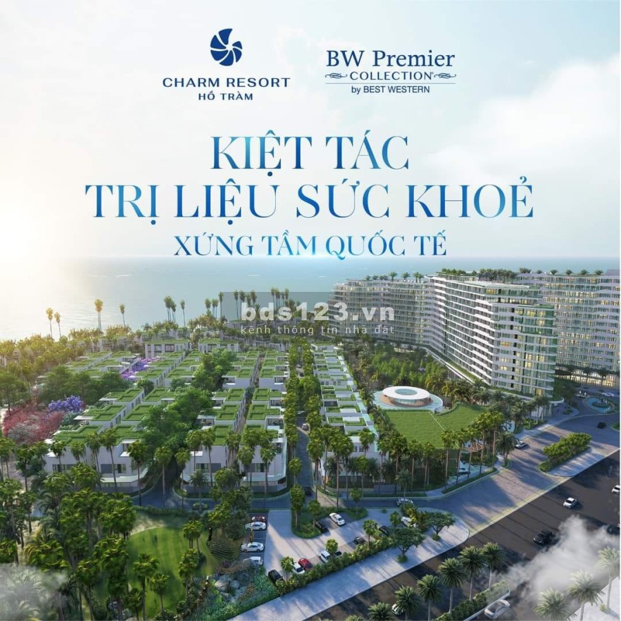 Bán căn hộ Charm Resort Hồ Tràm,Full NT 5sao, /cam kết LN 6.5%, sở hữu bãi biển riêng 4km
