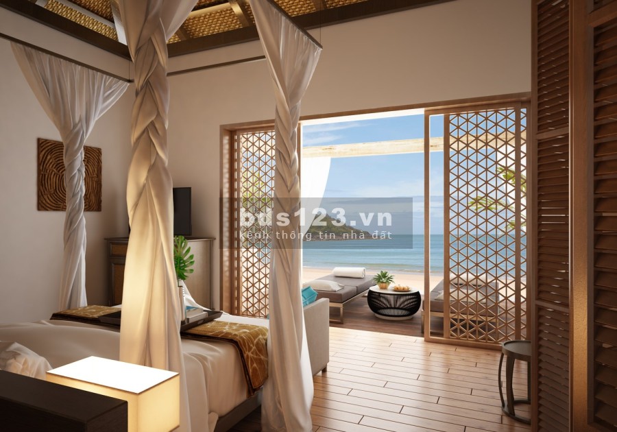 Bán biệt thự villa xác biển Charm Hồ Tràm,Full NT 5 sao,cam kết LN 6.5%,sở hữu bãi biển riêng 4km