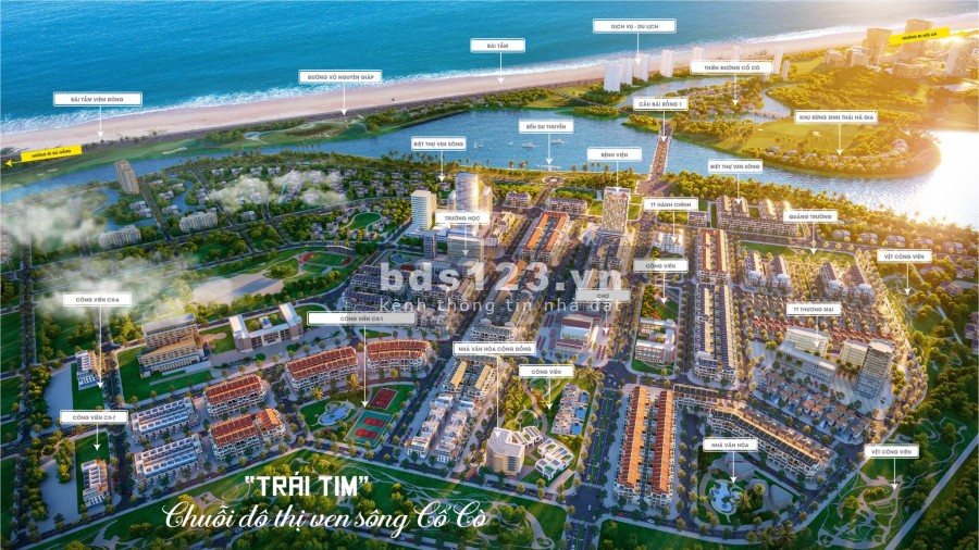 Bán lô đất KĐT mới ven sông Cổ CÒ trục đường 27m phía Nam ĐÀ NẴNG sở hữu chỉ từ 450 triệu