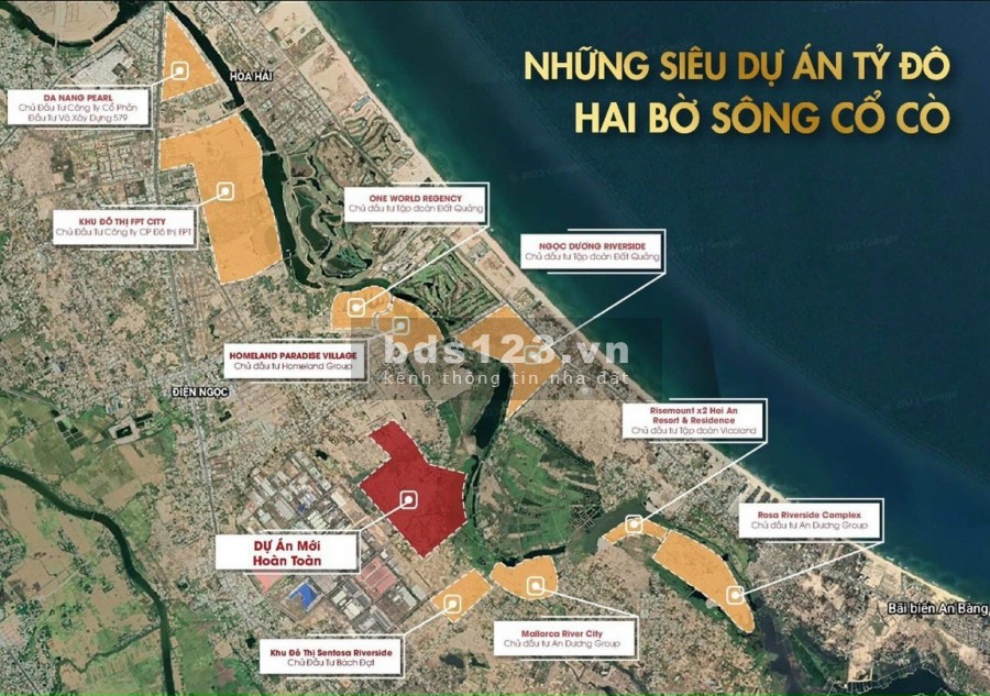 Bán lô đất KĐT mới ven sông Cổ CÒ trục đường 27m phía Nam ĐÀ NẴNG sở hữu chỉ từ 450 triệu