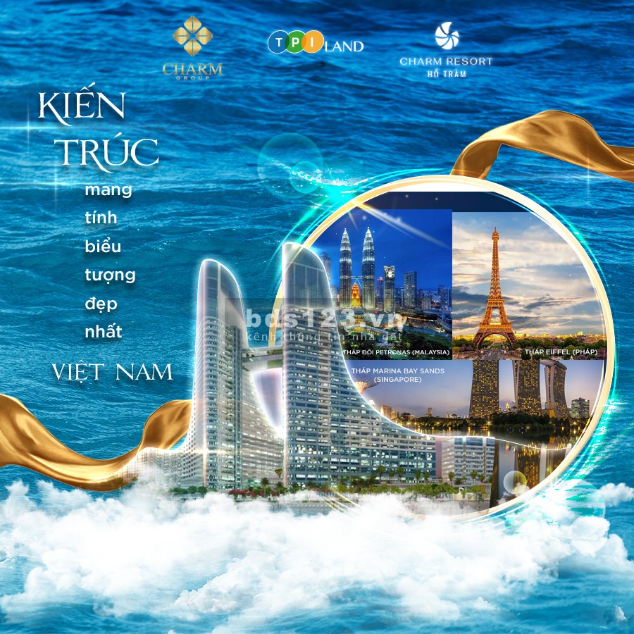 Độc quyền từ chủ đầu tư căn hộ Charm Resort Hồ Tràm view biển chiết khấu lên đến 9%