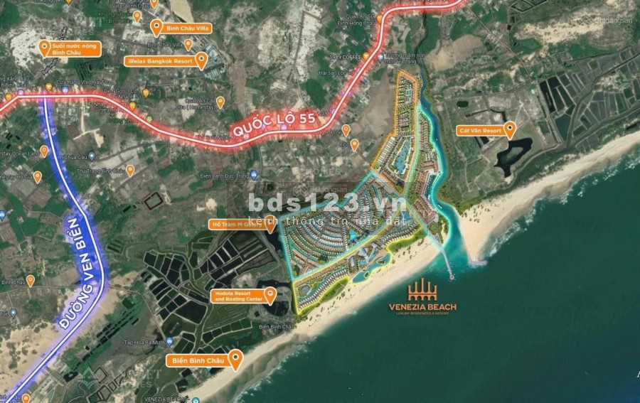Siêu dự án Venezia Beach Resort Bình Thuận liên hệ 0392296888, sổ chính chủ