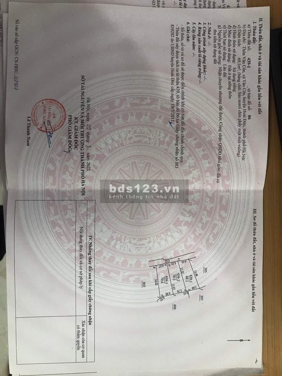 Chuyển vốn kinh doanh bán ô đất thổ cư Vân Côn liên hệ 0936834416, giá tốt đầu tư