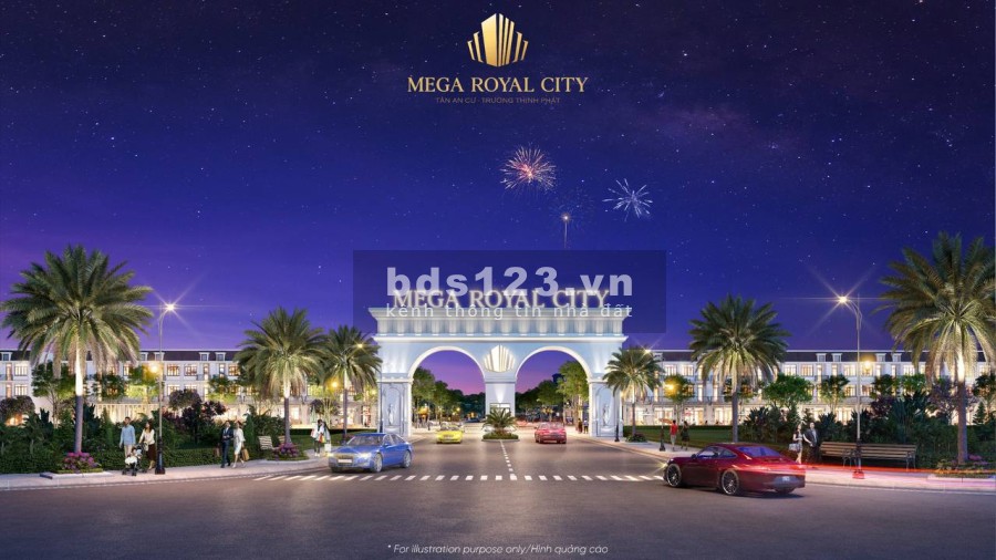 MEGA ROYAL CITY - TP Đồng Xoài Bình Phước đầu tư sinh lời khu công nghiệp lớn