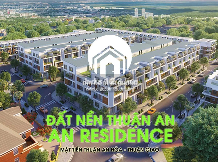 Đất nền mặt tiền đã có sổ đỏ,hạ tầng hoàn chỉnh, liền kề Vsip đầu tư sinh lời cao