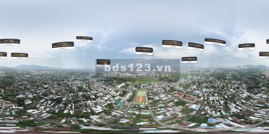 Đất nền sổ hồng riêng có thổ cư ngay Ql 51 Phú Mỹ cơ hội đầu tư X2 X3 giá chỉ 4ty3