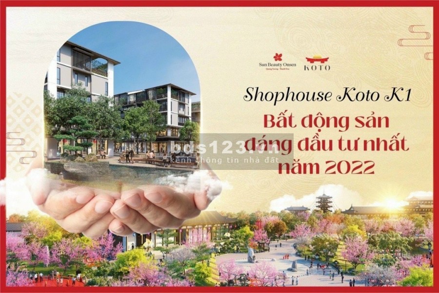 Bán suất ngoại giao căn shophouse thương mại Koto Sun Beauty Onsen…