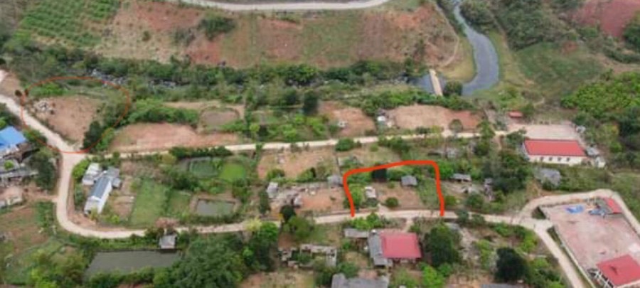 Mộc Châu, đất rộng 595.9m trong đó có 400m thổ cư, liên hệ 0987330333 giá đầu tư sinh lời