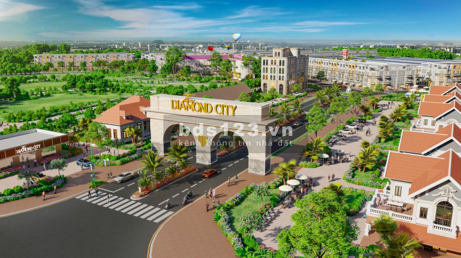 Chính chủ bán ra 2 nền sổ sẵn dự ansn Diamond City Long An, khu trọng điểm, giá tốt