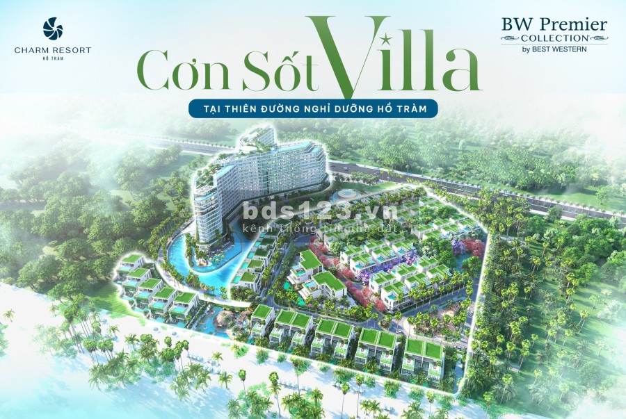 Căn hộ biển dự án Charm Resort Hồ Tràm TT trước chỉ 600tr cam kết lợi nhuận tối thiểu 19.5%
