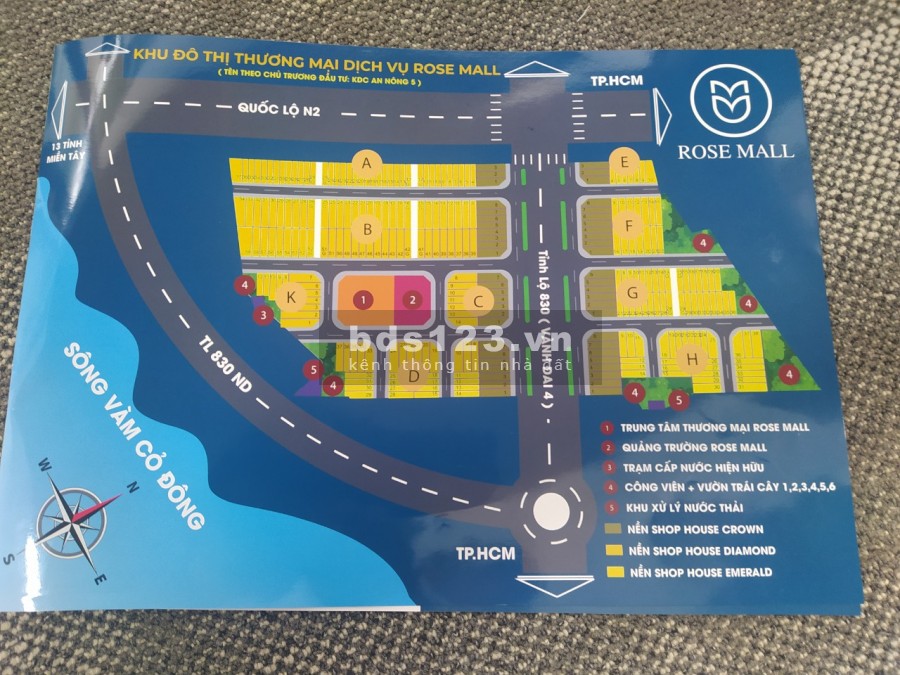 Chỉ còn đúng 1 tuần để có cơ hội sở hữu đất dự án Rose Mall - Khu dân cư An Nông 5