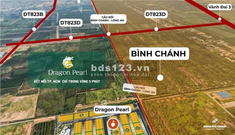 Bán lô đất giá rẻ 539 triệu, đất nền khu dân cư Đức Hòa Long An, sổ hồng riêng từng nền
