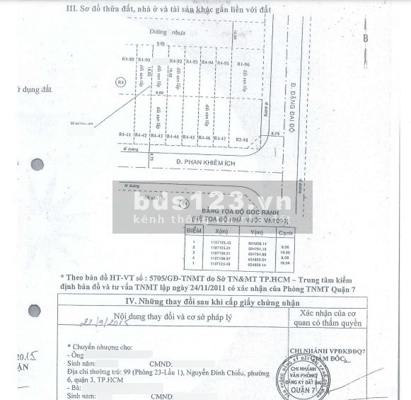 Bán đất Khu Phố Hưng Gia 1 - Phú Mỹ Hưng, phường Tân Phong, Quận 7, sổ sẵn