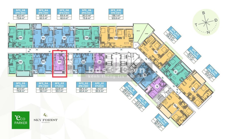 Bất Ngờ Chỉ từ 200tr Sở Hữu Ngay Căn Hộ Studio Sky Forest Sân Vườn View Vip Biệt Thự Đảo 0392073432