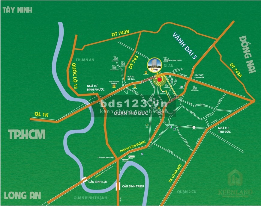 Chỉ với 200 triệu bạn đã có thể sở hữu căn hộ chung cư cao cấp tại khu vực Dĩ An Bình Dương