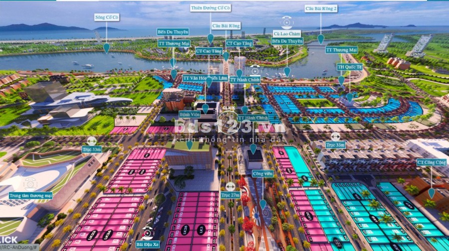 Đất nền liền kề dự án Indochina Riverside phía nam thành phố Đà Nẵng thanh toán linh hoạt