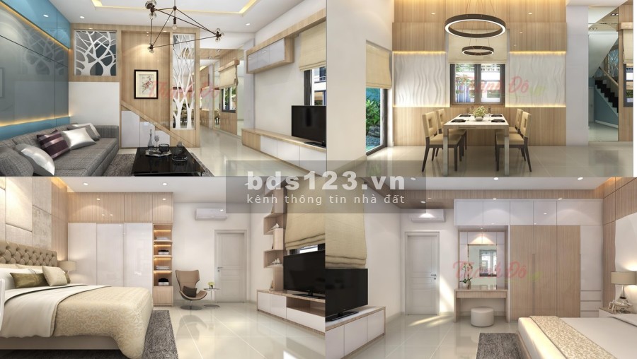 Bán nhà 1 trệt 2 lầu khu đô thị thông minh quận Ô Môn khu dân cư đông đúc, tiện ích đầy đủ