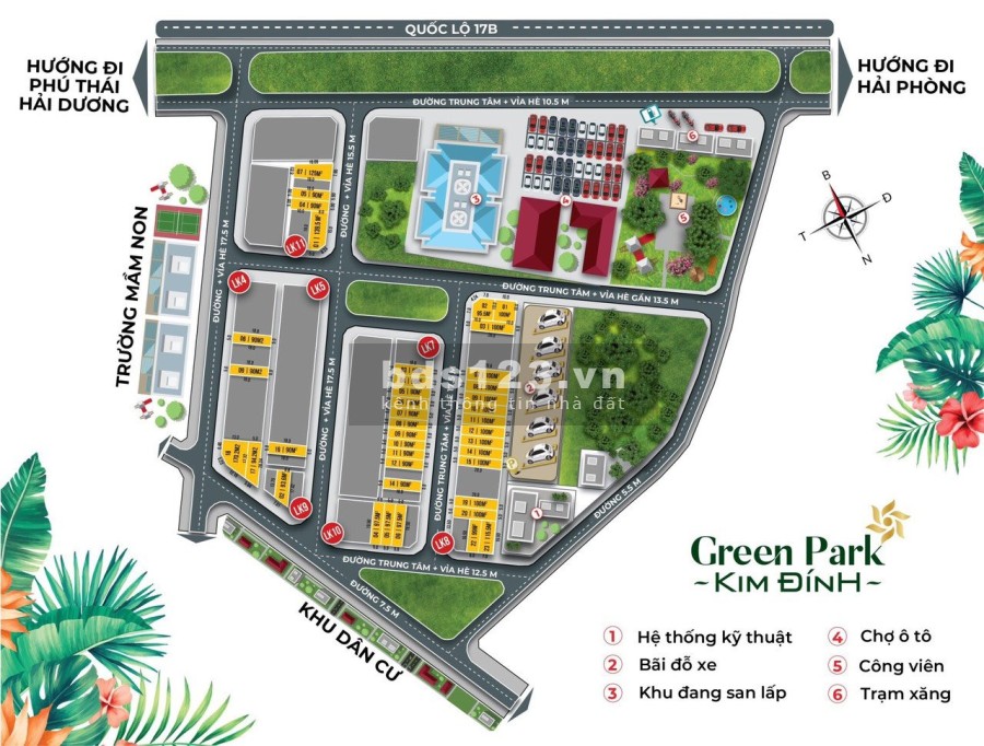 Dự án Green Park Kim Đính, Xã Kim Đính, Kim Thành, Hải Dương cơ hội đầu tư sinh lời