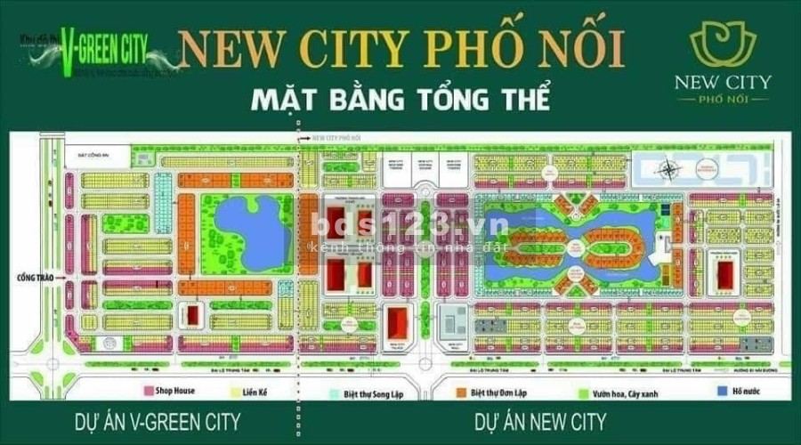 Bán 102m2 giá 1.75tỷ, shophouse view hồ New City Phố Nối Hưng Yên, bàn giao đầy đủ giấy tờ