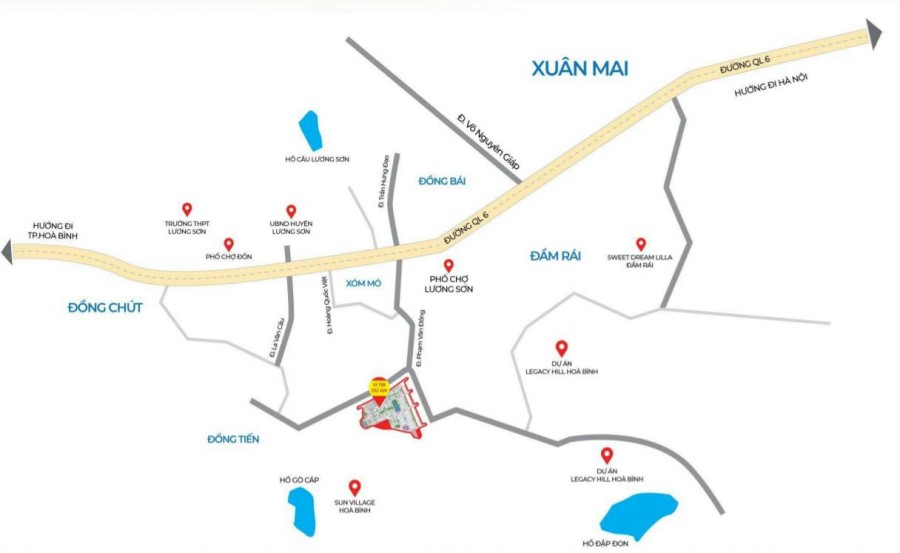 Đất nền sổ đỏ Phương Đông Green Valley thanh toán linh hoạt, chính sách ưu đãi