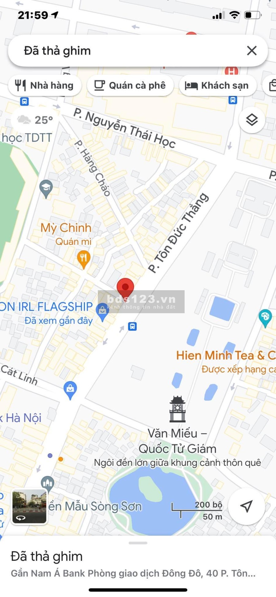 Cần bán nhà ở phố cổ 2 mặt tiền 130m ở phố Tôn Đức Thắng giá 60 triệu/m2, lh 0857792222