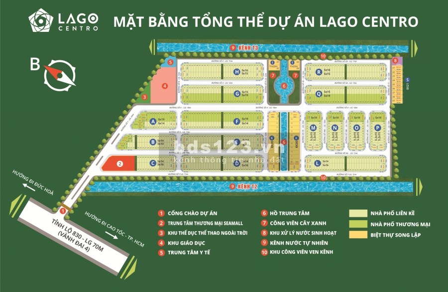 Cần tiền bán nhanh lô giá tốt Lago Centro. Giá chỉ 1 tỷ/nền sổ đỏ riêng lh 0906988191