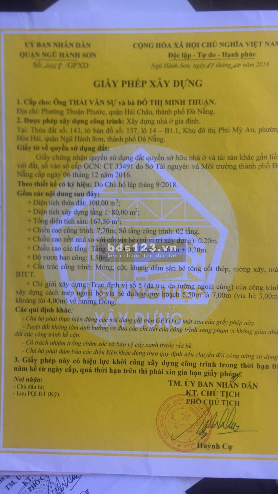 Nhà bán khu đô thị Phú Mỹ An Ngũ Hành Sơn tp Đà Nẵng giá chỉ hỏn 4 tỉ giá tốt đầu tư