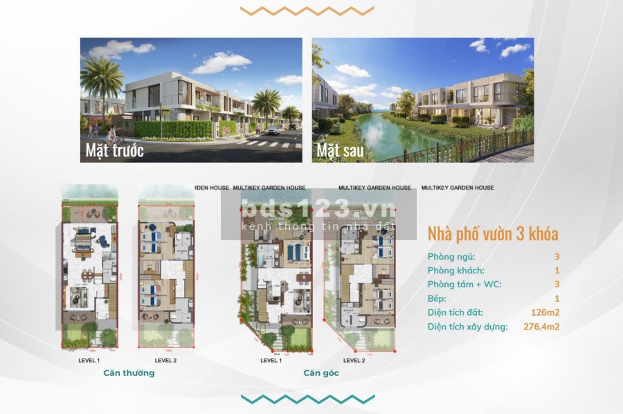 Bán Shophoue, Nhà phố vườn , Nhà phố vườn 3 khóa dự án Venezia beach đầu tư 3 tỷ chiết khấu 15%.