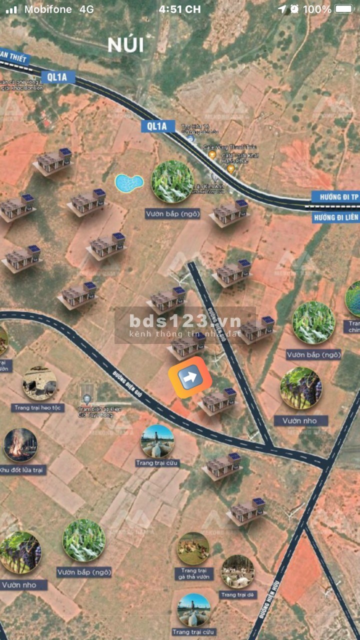 Đất chính chủ view biển cực đẹp mặt tiền đường nhựa trong khu Farmstay giá thoả thuận