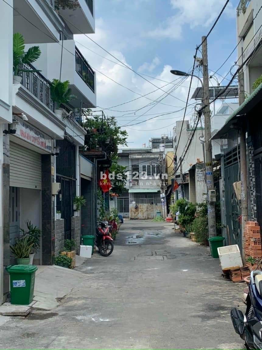 Bán nhà hẻm bê tông 5m, (5x15) 75m2 đang cho thuê 5tr tháng, ở Tân Chánh Hiệp, Quận 12